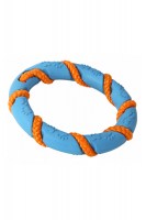 LOLO Pets Кольцо резиновое с веревкой,13,5 см